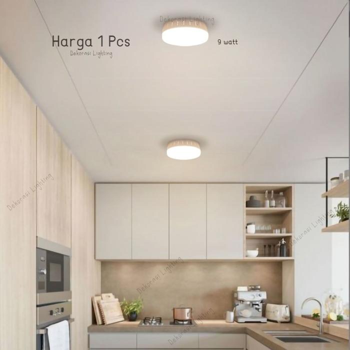 Gambar H371 LAMPU DOWNLIGHT OUTBOW LEDV7W TEMPEL PLAFON PANEL BULAT HANDMADE - Warm WHite dari DEKORASI LIGHTING undefined Tokopedia