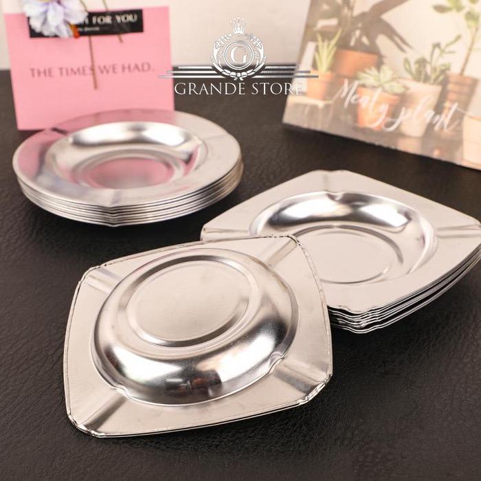 Gambar ASBAK ROKOK STAINLESS - Persegi dari Grande Alat Dapur undefined Tokopedia