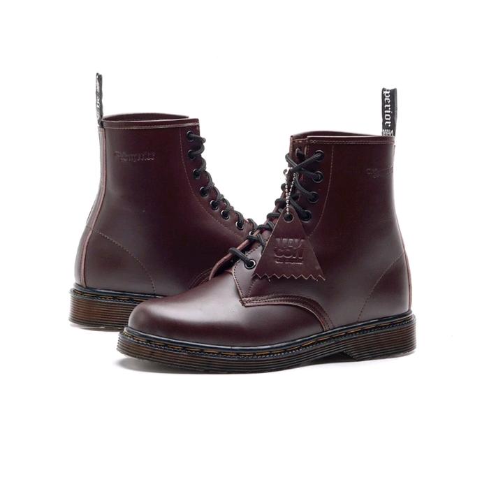Gambar Sepatu Mancow Boots High Maroon Sneakers Formal Kulit Pria Wanita - Maroon Horse, 39 dari Sepatu Lokal Terbaik 1998 undefined Tokopedia