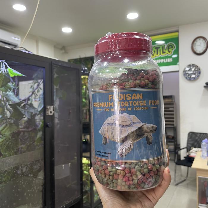 Jual MEIZU TORTOISE FOOD 700GR PELET KURA DARAT SULCATA PARDALIS ISTAR ...