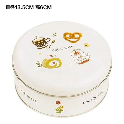 Gambar Hand-Painted Round Empty Tin Box Cookies Storage Snack Packing Boxes - V1 dari Tokone Sae Banget undefined Tokopedia
