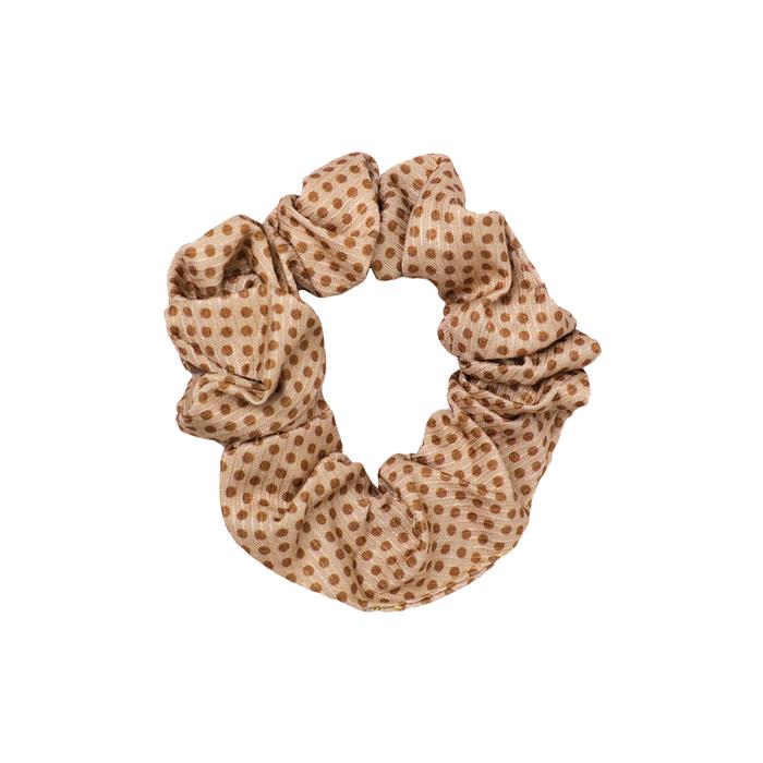 Gambar Stroberi Mini Scrunchie Motif -1 Hair Tie - Dot Brown dari Stroberi Accessories undefined Tokopedia