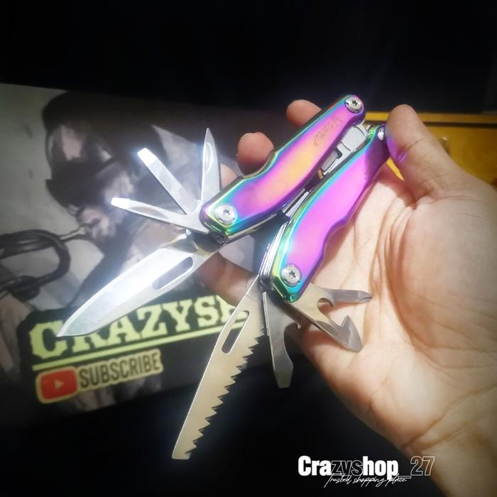 Gambar Original multitool Taveler / Tang multifungsi / hand tool 8 in 1 - Tyfe 4 dari crazyshop_27 undefined Tokopedia