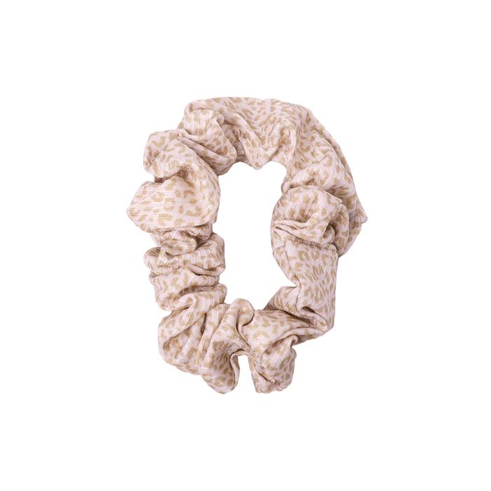 Gambar Stroberi Mini Scrunchie Motif -1 Hair Tie - Leopard Khaki dari Stroberi Accessories undefined Tokopedia