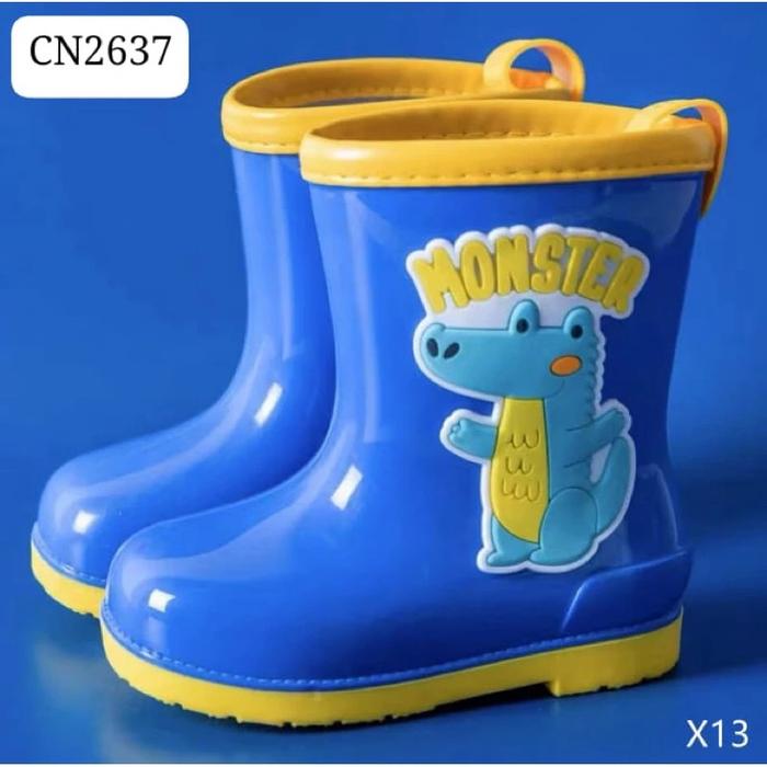 Gambar Rain Boots Sepatu Bot Anak Anti Air Motif Sepatu Hujan Kids Murah - Mix Laki Laki, 28 dari rosstore2 undefined Tokopedia