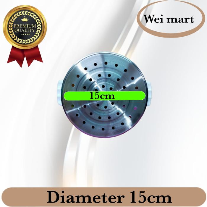 Gambar Kukusan Stainless 15cm - 16cm - 18cm - 20cm - 24cm - Kukus Panci - Diameter 15cm dari AnekaMacam20 undefined Tokopedia