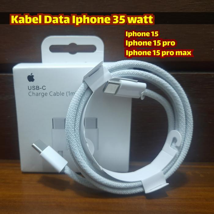 Iphone 15 Pro Charger Watt Jual Kabel Data Charger 35 Watt Type