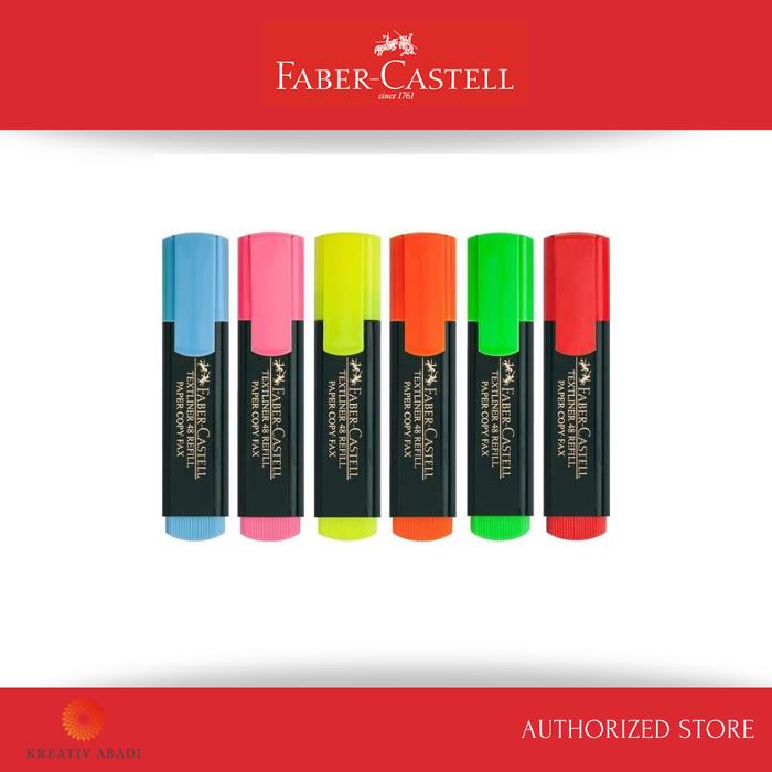 Jual Faber-Castell Textliner 48 stabilo warna Merah Kota