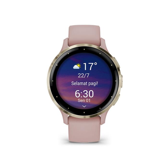 Smart Watch Garmin Venu 3s Soft Golddust Rose New Bnib Original 100