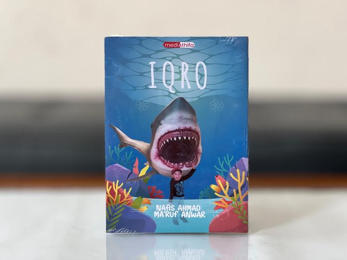 Gambar Custom Iqro Plus Juz Amma KECIL | GRATIS DESAIN  | Iqro CEATK NAMA - IKAN HIU dari karmedia baru undefined Tokopedia