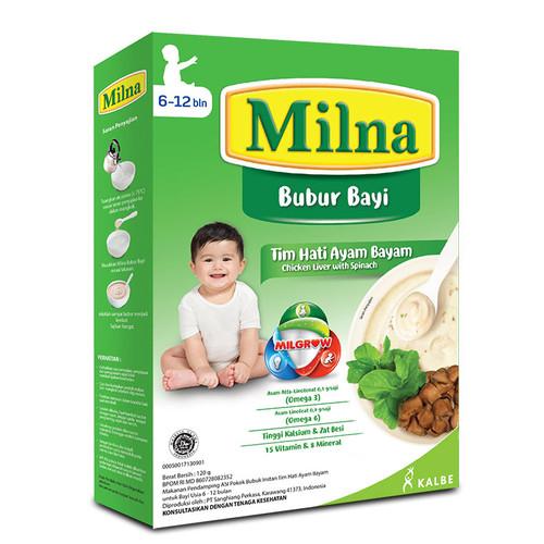 Gambar Milna Bubur Bayi Reguler 6+ Tim Hati Ayam Bayam dari HelloBebe Babyshop undefined Tokopedia