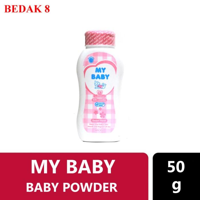 Gambar Bedak My Baby Powder 50 gr/ Bedak Bayi My Baby/ My Baby Talk - PINK dari BEDAK 8 undefined Tokopedia