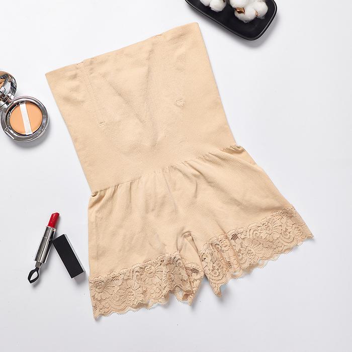 Gambar KR1333 KORSET WANITA BAHAN ELASTIS MODEL CELANA PENGECIL PERUT COD - Cream, M/L dari Mymallstore undefined Tokopedia