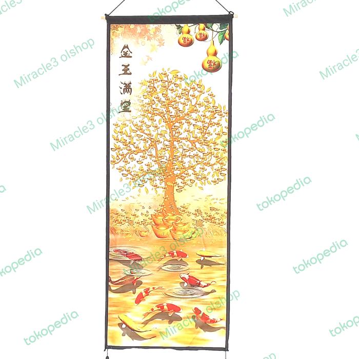 Gambar gantungan tirai imlek / gantungan dinding / gantungan tirai - pohon dari miracle3 undefined Tokopedia