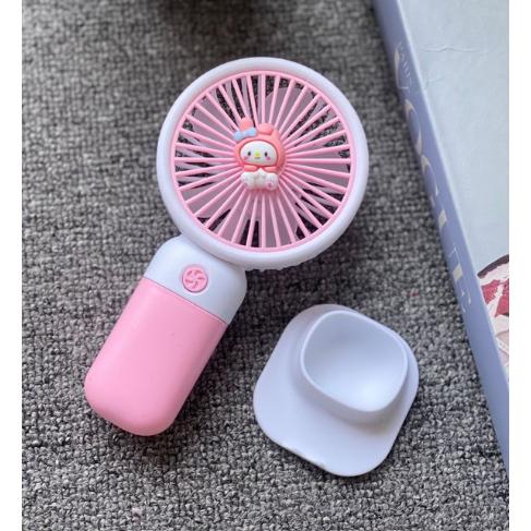 Gambar Kipas Mini Fan Portable Genggam Karakter Boneka Jepang Sanrio Recharge - Melody dari AsterooGrosir undefined Tokopedia