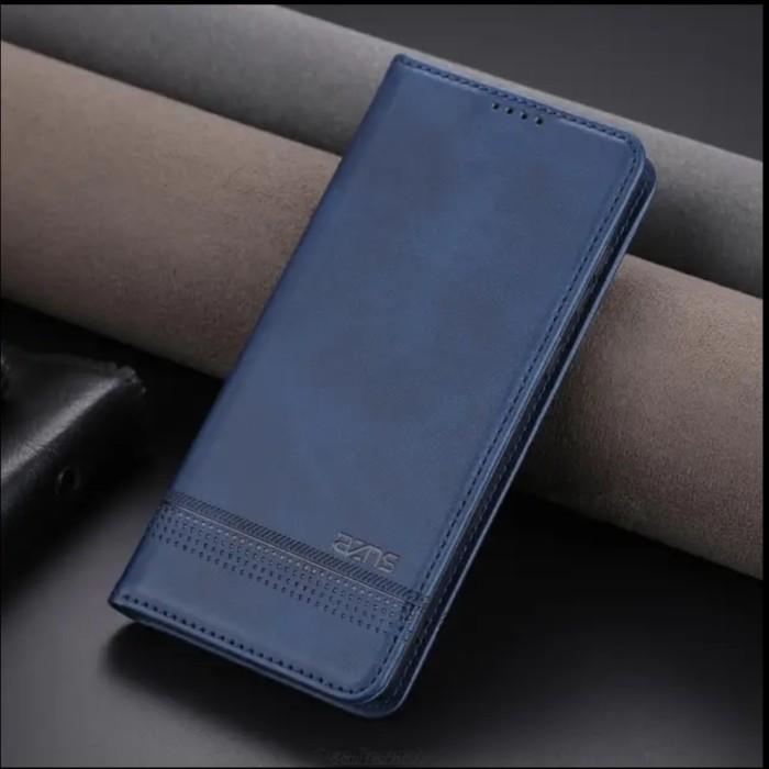Gambar Xiaomi Redmi note 13 pro flip Case premium wallet leather Dompet AZNS - Biru dari Acc ponsell undefined Tokopedia