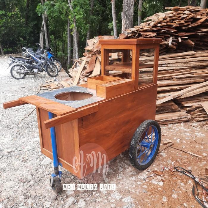 Gambar gerobak bakso pentol dari pabrikgerobakjogja undefined Tokopedia
