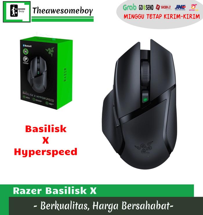 Gambar Mouse Razer Basilisk X Hyperspeed Wireless 5G Bluetooth Gaming Mouse - Basilsik X, Mouse Only dari theawesomeboy undefined Tokopedia