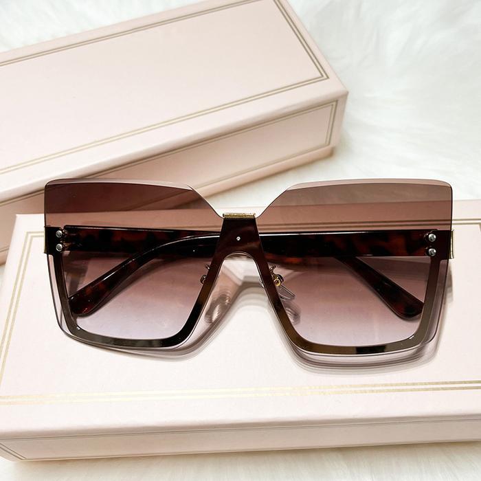 Gambar EN Ligne - Kacamata Hitam Fashion Wanita Full Set Box dan Lap EL8118 - Brown dari En Ligne Official undefined Tokopedia