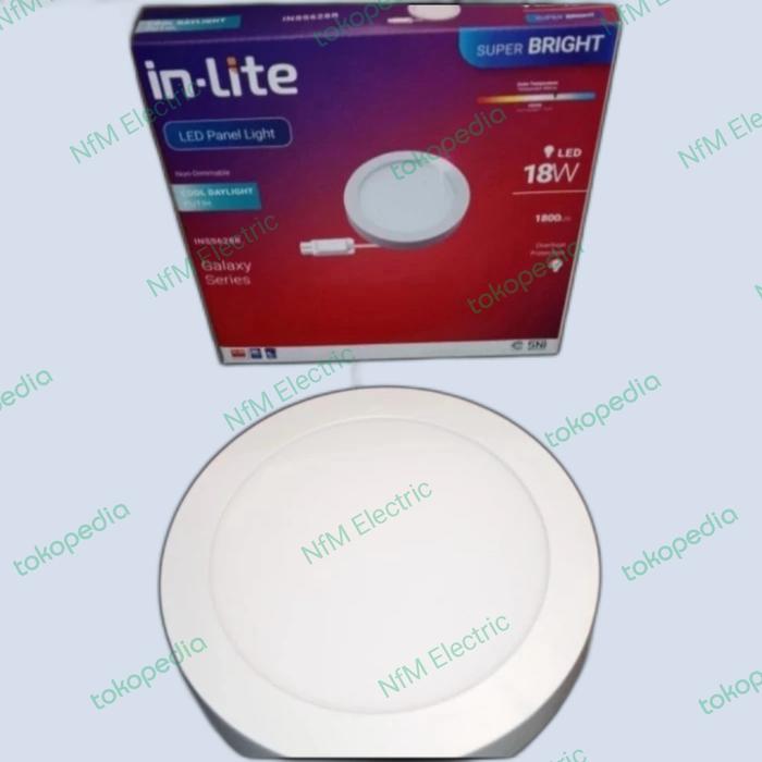 Gambar INLITE INSS6285 LED Panel 12W Outbow Bulat / Lampu Downlight 12W OB - 18W, 3000K dari NfM Electrik undefined Tokopedia