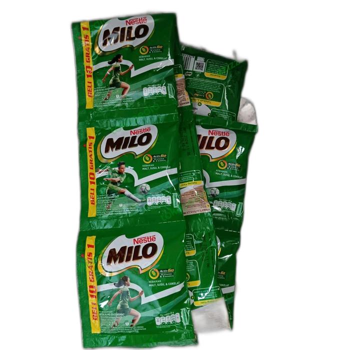 Gambar susu milo kemasan 22g ( 1renceng isi 11 saset) dari AzizzahStore undefined Tokopedia