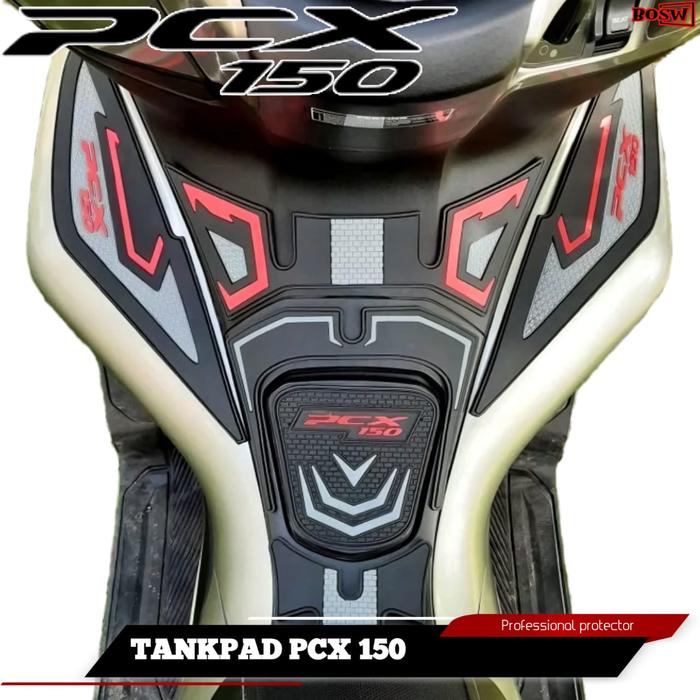 Gambar tankpad pcx 150 Bahan Karet Aksesoris Motor Honda - Abu-abu dari Bo,store undefined Tokopedia