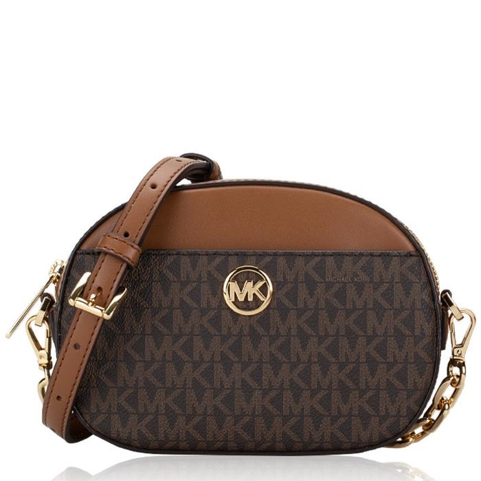 Jual Michael Kors Jet Set Glam Signature Small Front Pocket Oval