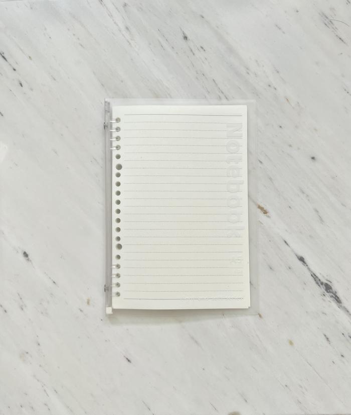 Gambar A515 Koob. Compact Slim A5 Loose Leaf Ring Refillable Binder Notebook - Putih dari Koob. undefined Tokopedia