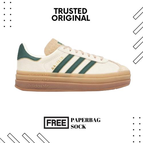 Adidas Gazelle Bold Cream Collegiate Green Original 37