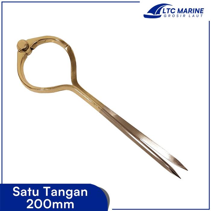 Gambar Marine Nautical Brass Chart Divider 170/200mm Impa 371012/13 - 200mm-1 dari LTC Marine Grosir Laut undefined Tokopedia