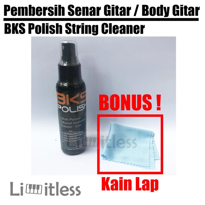 Gambar Alat Pembersih Senar Gitar / Bass / String Cleaner Scrubber Original - BKS dari Limit-less Store undefined Tokopedia