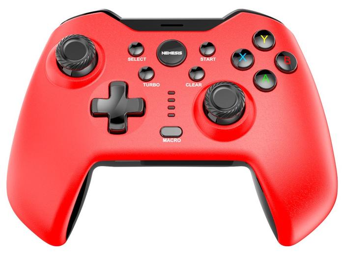 Gambar NYK Nemesis GPW700 GPW-700 Atlas Wireless Gamepad Multiplatform - Merah dari XFun Gaming undefined Tokopedia