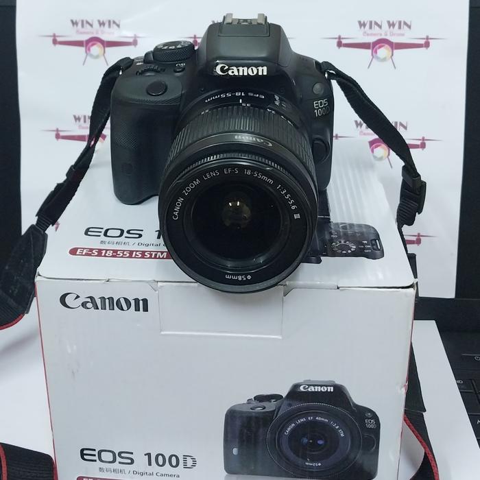 Jual Kamera Camera DSLR Canon Eos 100D Lensa kit Af-S 18-55 III - Main Image