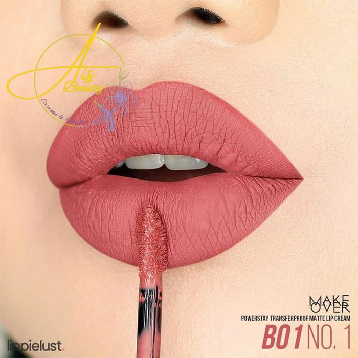 Gambar Make Over Powerstay Transferproof Matte Lip Cream Original - B01 No.1 dari Ais. Beauty undefined Tokopedia