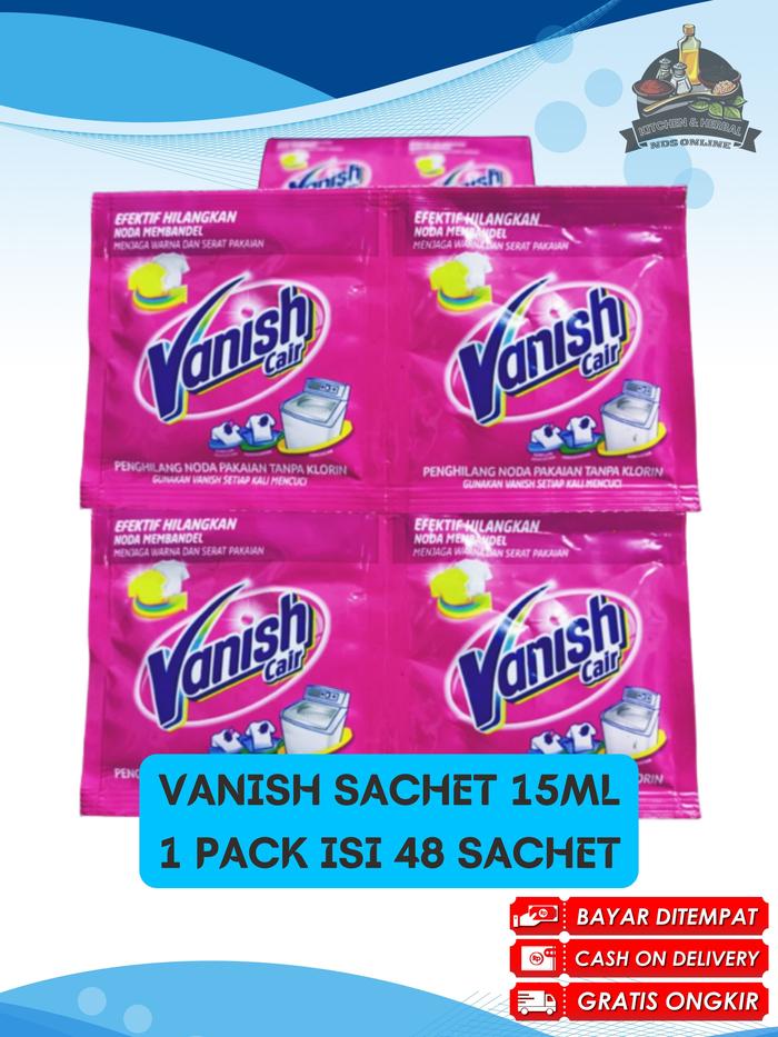Gambar Vanish Penghilang Noda 15ml Sachet (PAKET 1 PACK) dari NDS Online undefined Tokopedia
