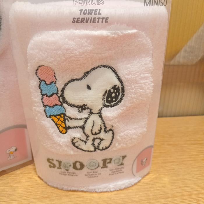 Gambar Handuk Snoopy Lucu - Miniso Snoopy Collection Coral Fleece Bath Towel - Towel dari jastipsripilan undefined Tokopedia
