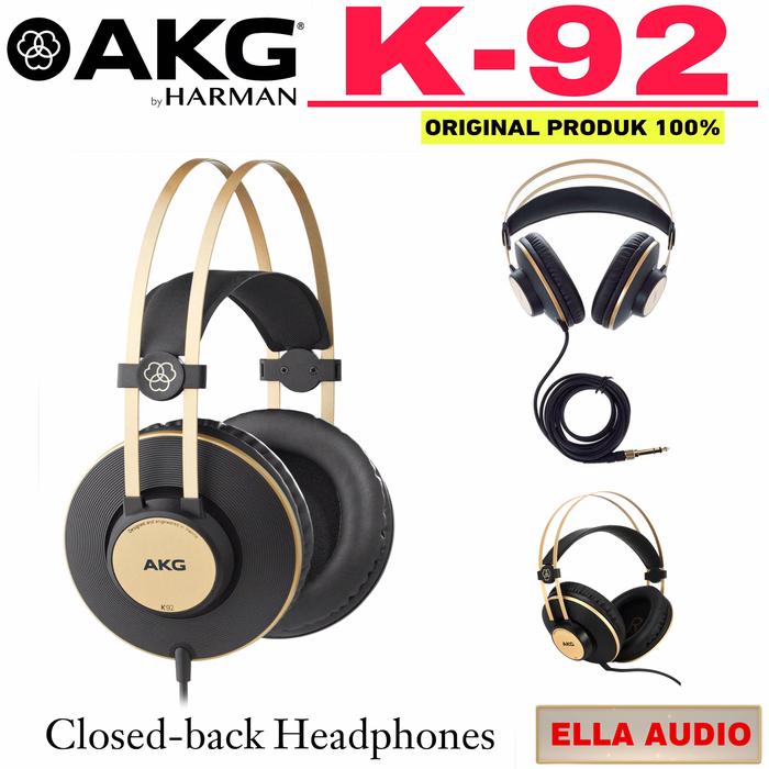 Gambar AKG K92 Headphone Flat Monitor Studio Closed Back- Pro Akg K92 dari ELLA AUDIO undefined Tokopedia