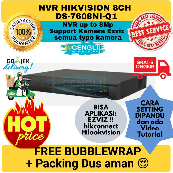 Gambar NVR Ezviz Wireless 8 Channel by Hikvision NVR X5C-8CH - NVR HIKV 8CH dari Cengli Store undefined Tokopedia
