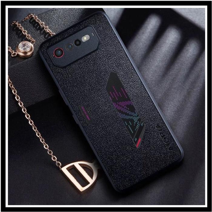 Gambar ASUS ROG PHONE 6 CASE AIORIA LEATHER COVER HARD SOFT CASING SARUNG TPU - HITAM., ROG PHONE 6 dari Best Accesories Hp undefined Tokopedia