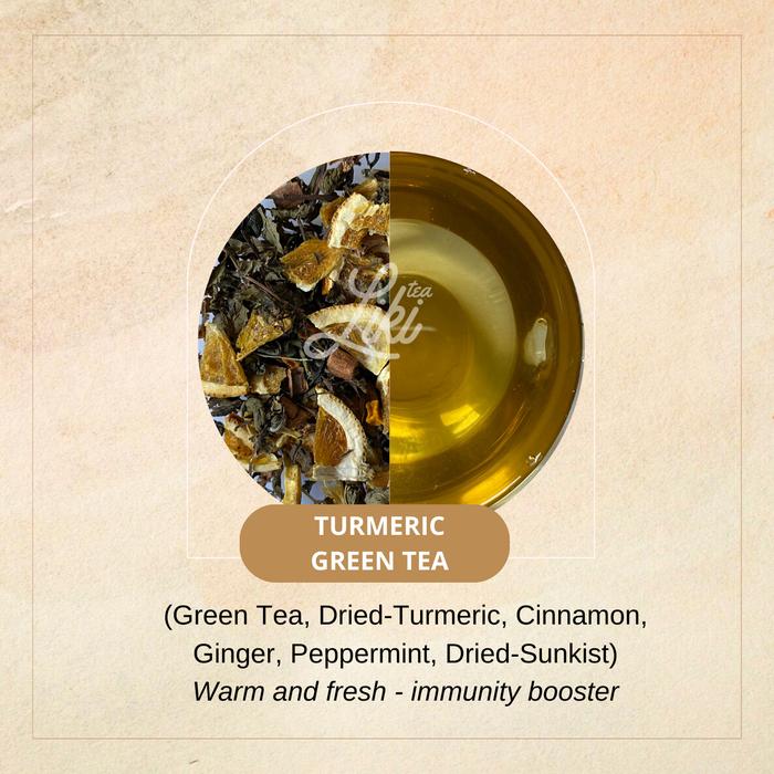 Gambar Liki Tea - Sachet Tea Blend - Artisan Tea - 1 TB (5 gram) - Turmeric Green dari liki tea store undefined Tokopedia