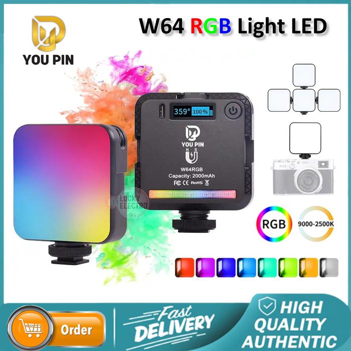 Gambar Ulanzi VL49 RGB Light LED Lampu Portable Vlog Video Photo Camera - YOUPIN W64 dari Luckyelectro undefined Tokopedia