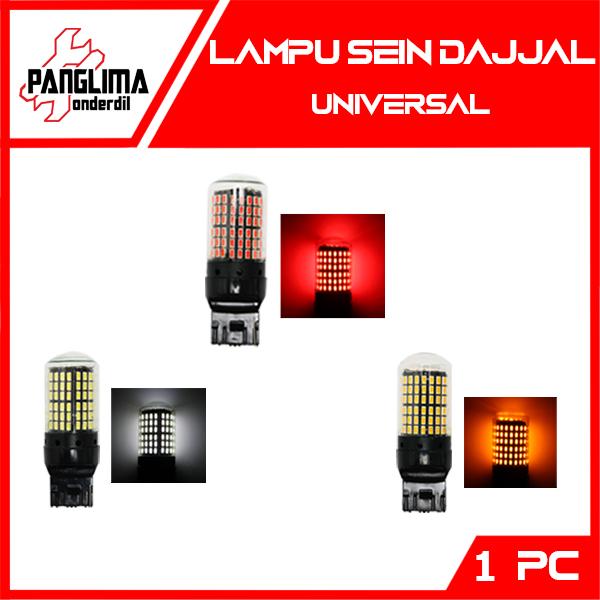 Gambar Lampu Sein Dajjal 144 LED BA15 180 BAU15S 150 T20 Sign Canbus Mundur - T20, Putih dari Panglima Onderdil undefined Tokopedia