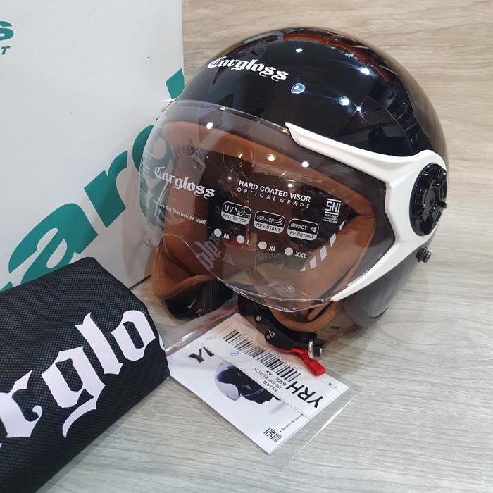 Gambar HELM CARGLOSS YR HIJAB SOLID - Black dari MSC@Graha undefined Tokopedia