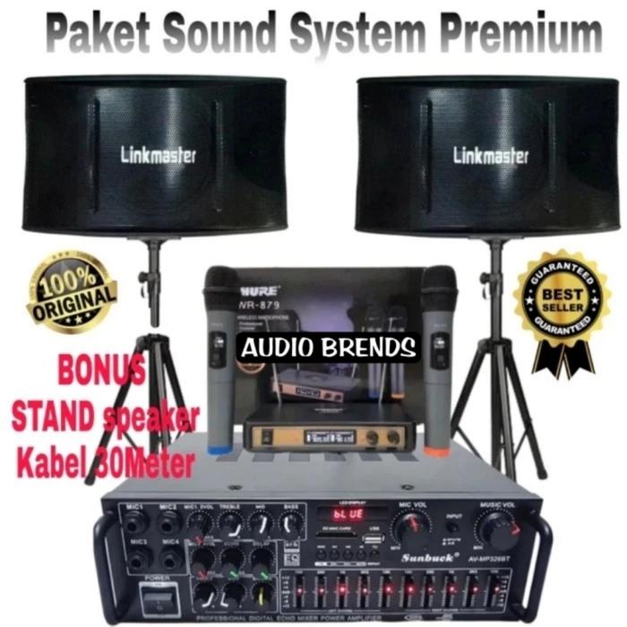 Gambar Paket Sound System Speaker Link Master 8 inch Komplit dari AUDIOBRENDS undefined Tokopedia