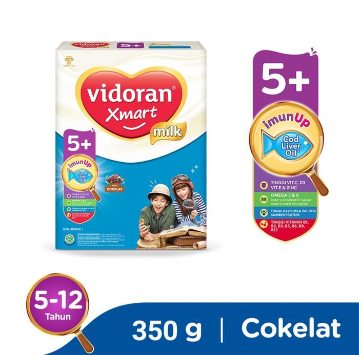Gambar Vidoran 5+ Madu/Cokelat 350gr Susu Pertumbuhan - Honey dari Kid's Corner Susu undefined 4 Tokopedia