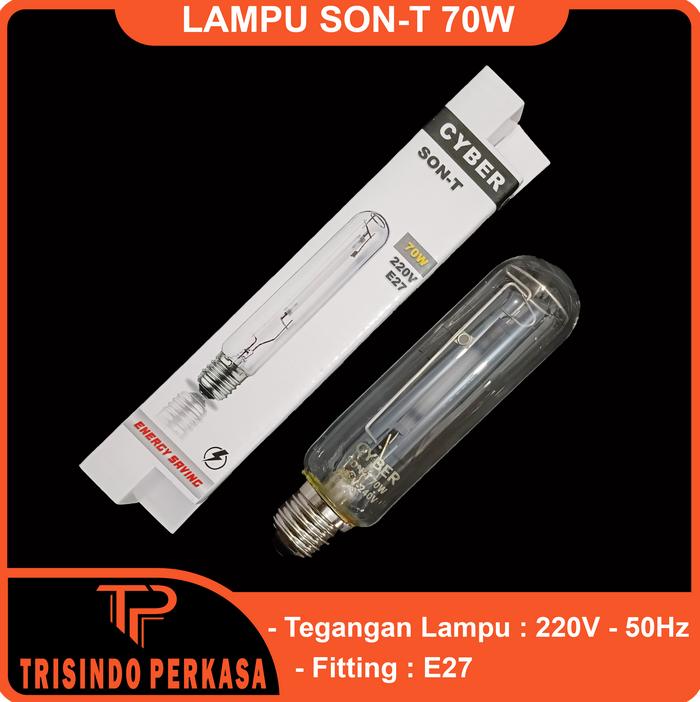 Gambar Lampu SONT 70W SON-T SON T 70 Watt E27 SODIUM LMP JALAN SOROT KUNING dari Trisindo Perkasa undefined Tokopedia