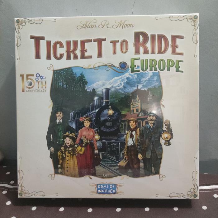 Gambar Ticket to Ride Europe 15th Anniversary Board Game Preloved dari IrvinDira undefined Tokopedia