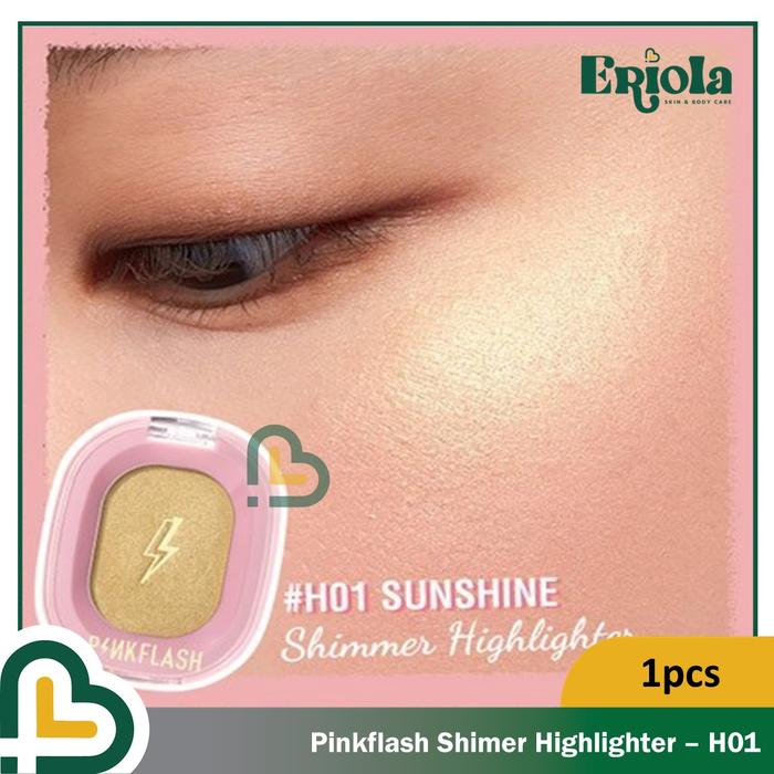 Gambar PINKFLASH OhMyShow Highlighter Contour Palette Shimmer Face PF-F02 - H01 SUNSHINE dari Bennett Lee_NEW undefined Tokopedia