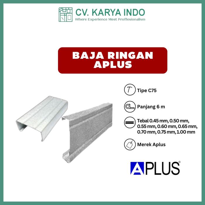 Gambar BAJA RINGAN C75 X 0,70 MM dari Karya Indo Baja undefined Tokopedia