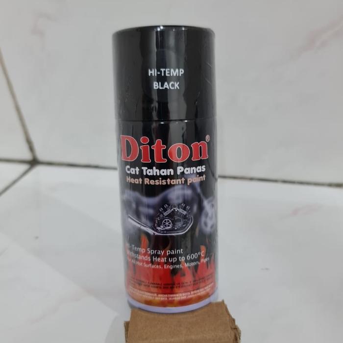Gambar DITON Cat Semprot 150cc HTB HTS Hi Temp Black Silver Spray Paint Pilok - HTB dari JESS PAINT SHOP undefined Tokopedia